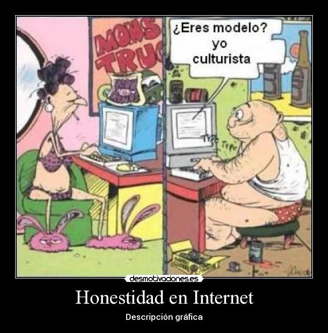 Honestidad en Internet - Descripción gráfica