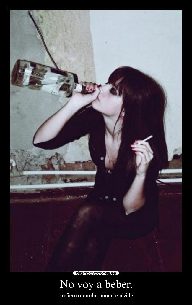 No voy a beber. - 