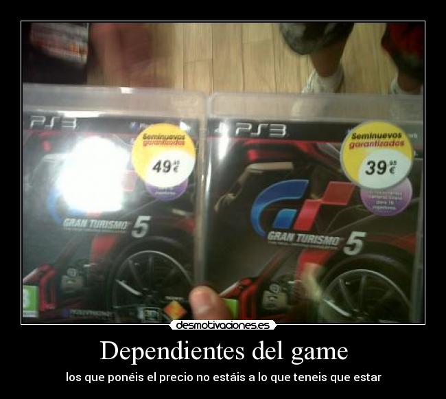 Dependientes del game -