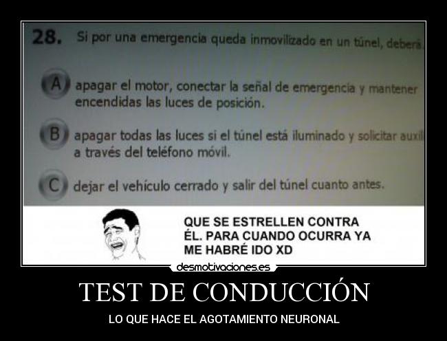 TEST DE CONDUCCIÓN -