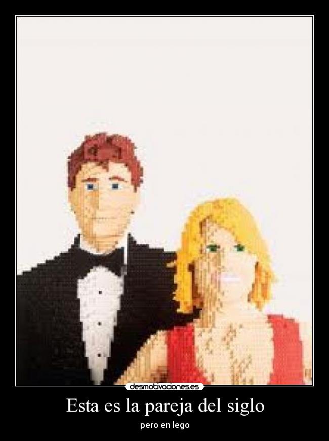 Esta es la pareja del siglo - pero en lego