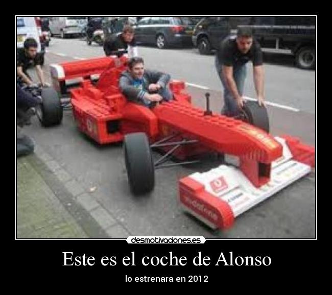 Este es el coche de Alonso -