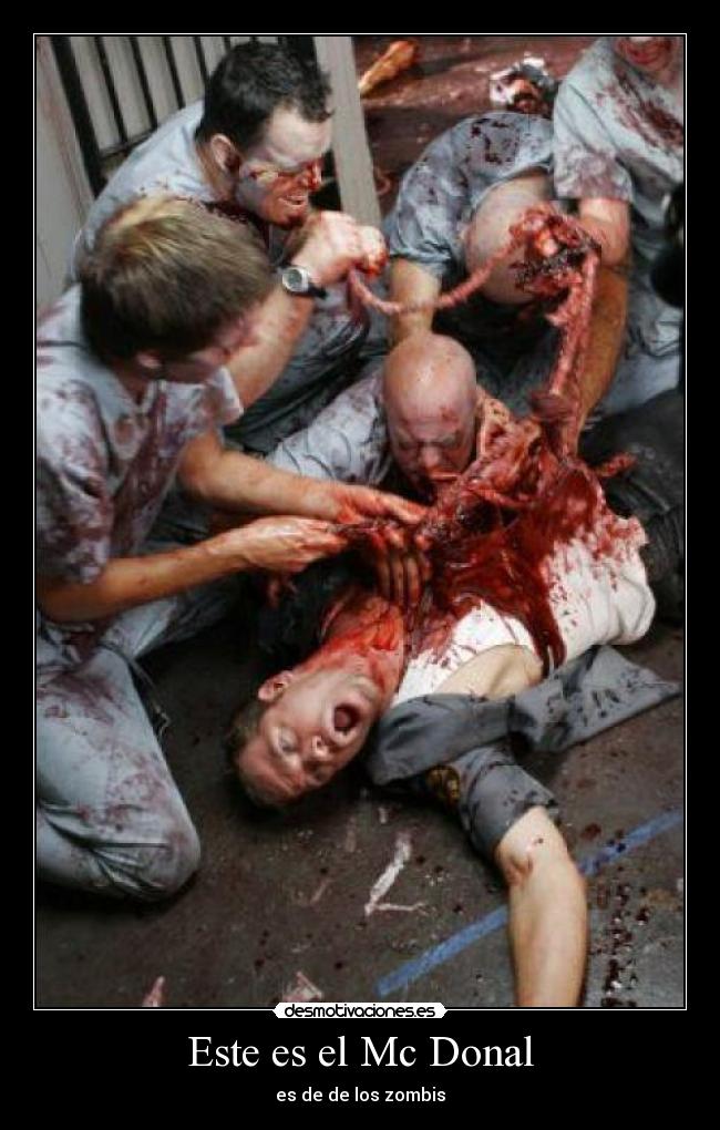 Este es el Mc Donal - es de de los zombis