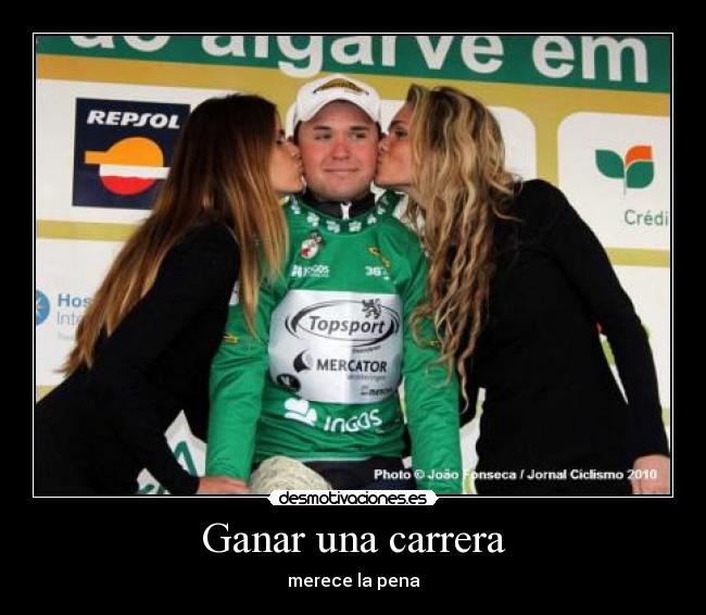 Ganar una carrera - merece la pena