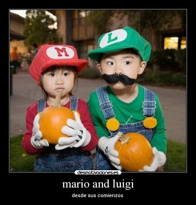 mario and luigi -