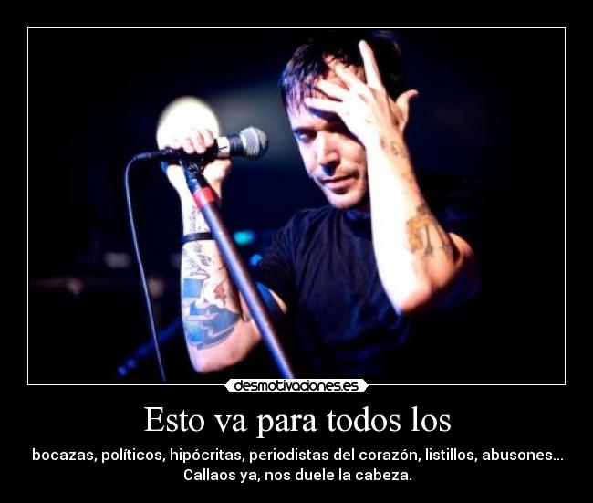 carteles billy talent desmotivaciones