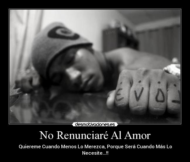 No Renunciaré Al Amor -
