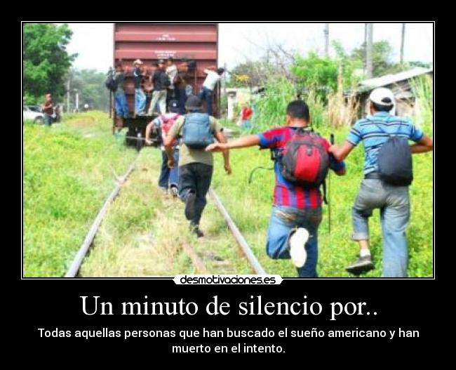 Un minuto de silencio por.. -