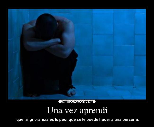Una vez aprendí - 