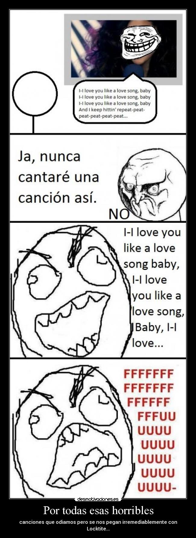 Por todas esas horribles -