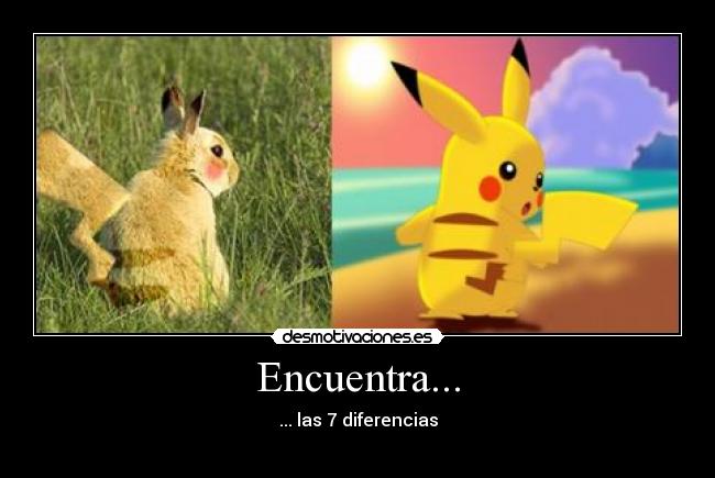 Encuentra... - ... las 7 diferencias