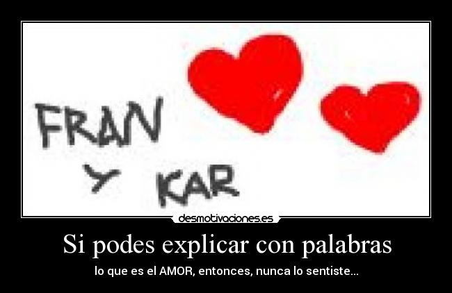 Si podes explicar con palabras - 