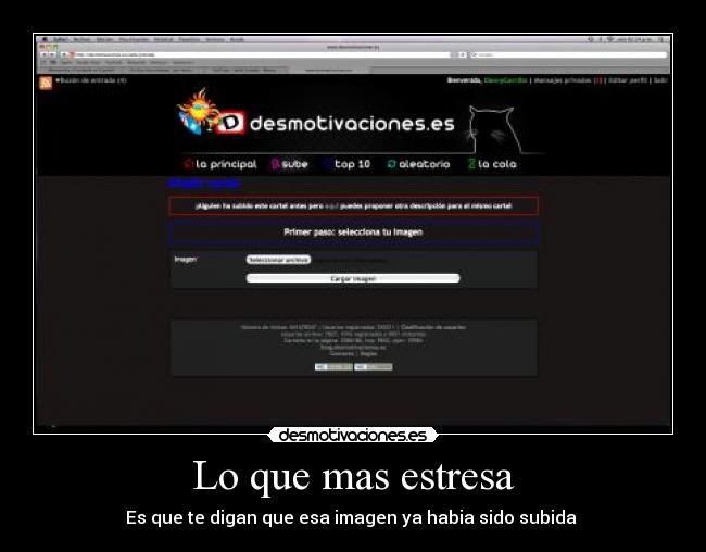 Lo que mas estresa -