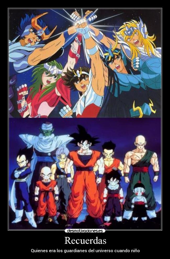 Recuerdas - Quienes era los guardianes del universo cuando niño