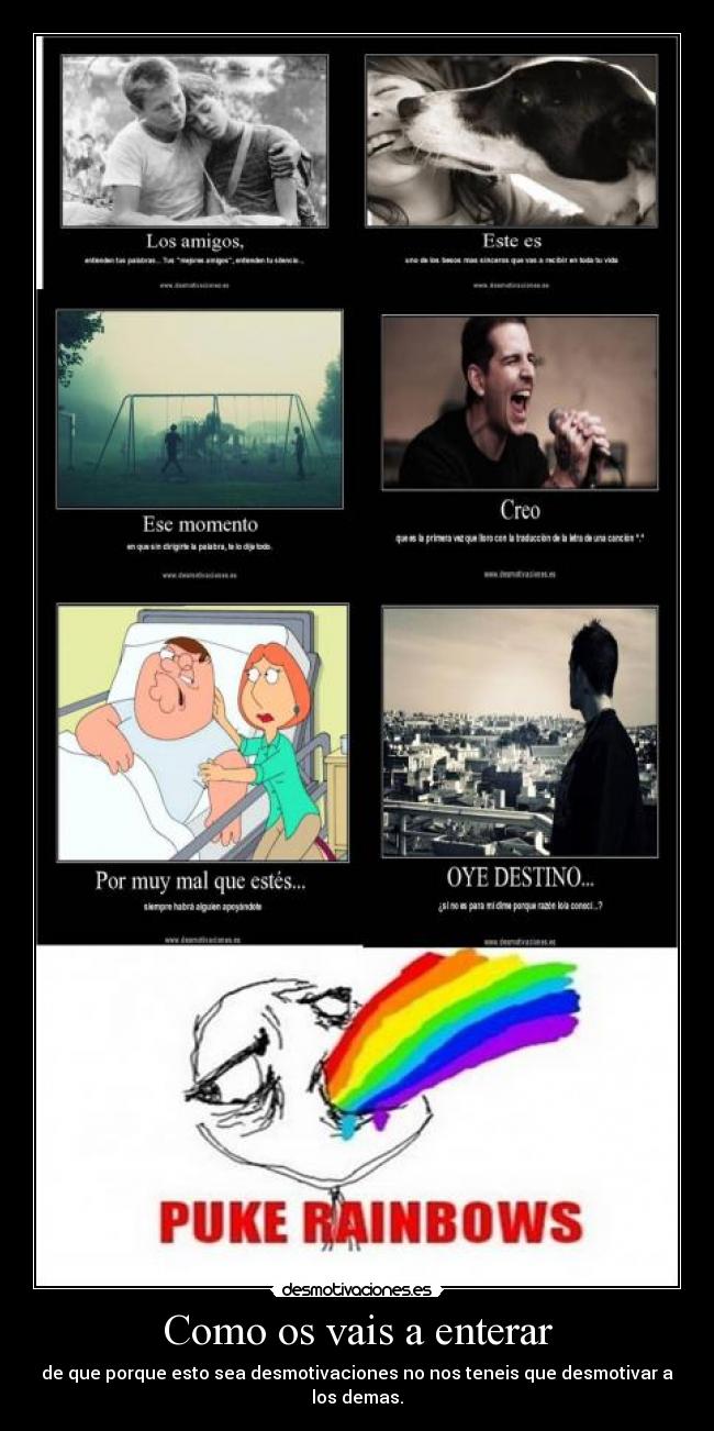 Como os vais a enterar -