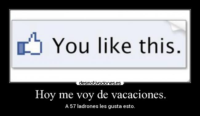 Hoy me voy de vacaciones. - 