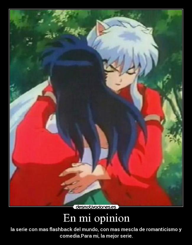 En mi opinion - la serie con mas flashback del mundo, con mas mescla de romanticismo y
comedia.Para mi, la mejor serie.