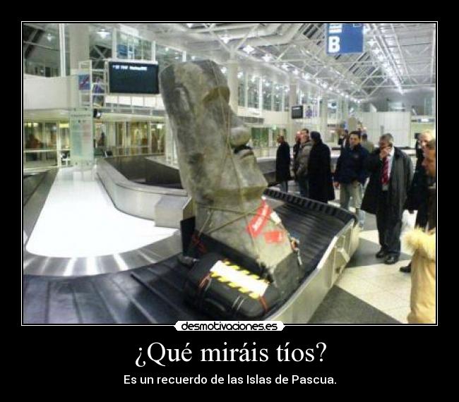 ¿Qué miráis tíos? -