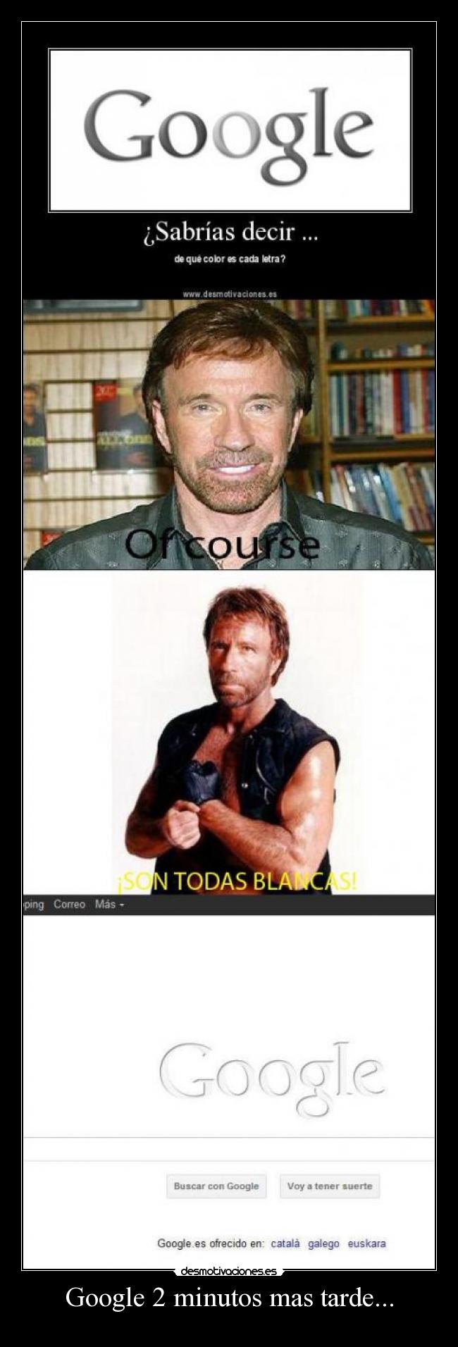 Google 2 minutos mas tarde... -