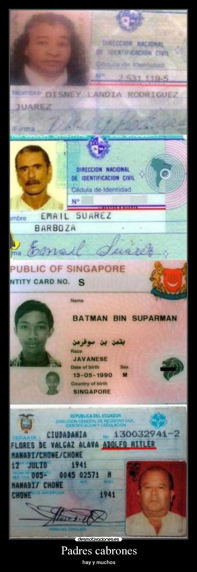 Padres cabrones - hay y muchos