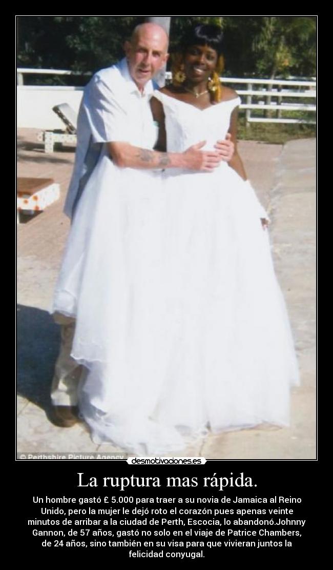 La ruptura mas rápida. - 
