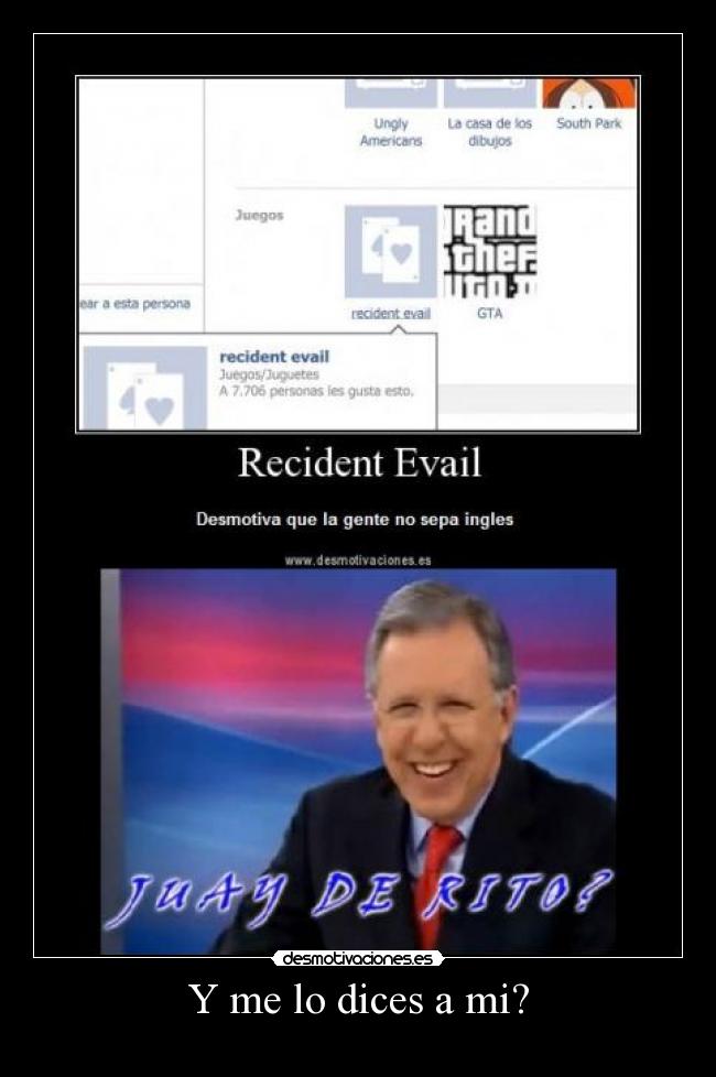 Y me lo dices a mi? -