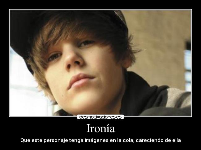 Ironía - Que este personaje tenga imágenes en la cola, careciendo de ella