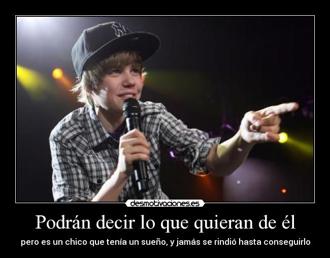 Podrán decir lo que quieran de él - 