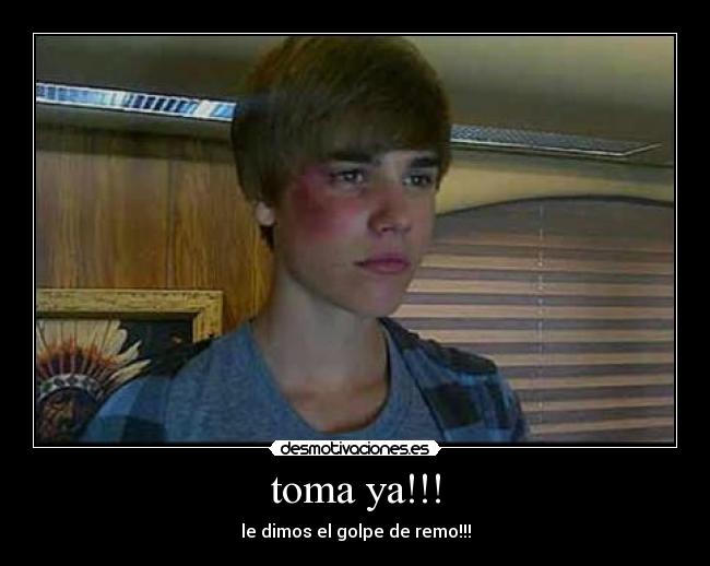 toma ya!!! - le dimos el golpe de remo!!!