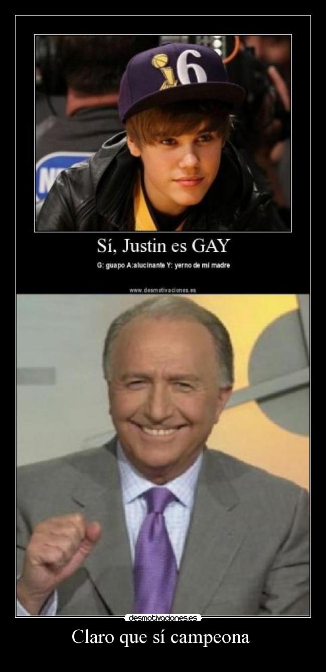 Claro que sí campeona  - 