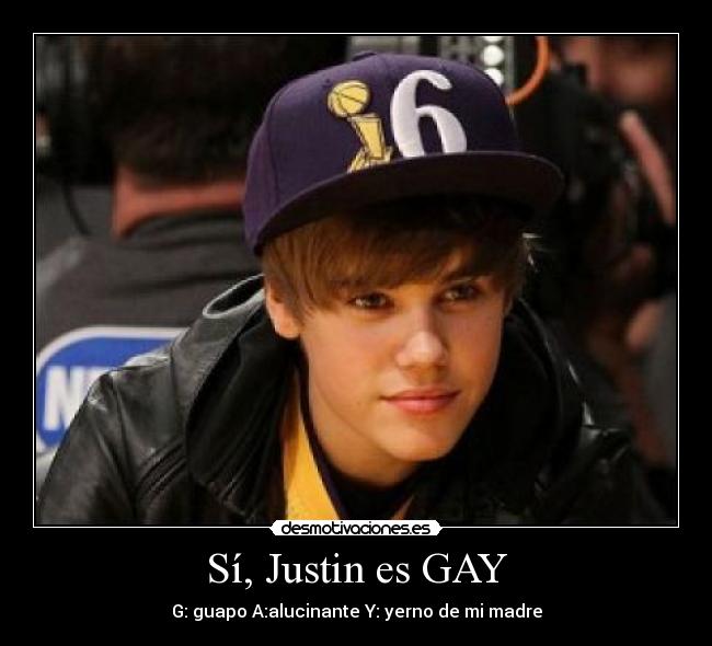 Sí, Justin es GAY -