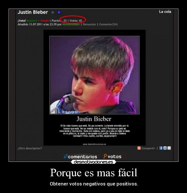 Porque es mas fácil -