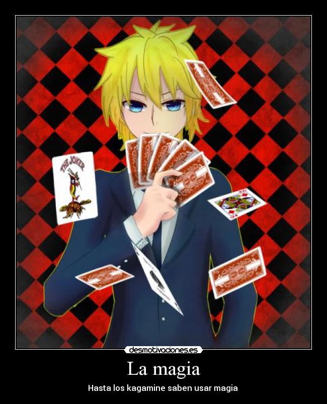 La magia - Hasta los kagamine saben usar magia 