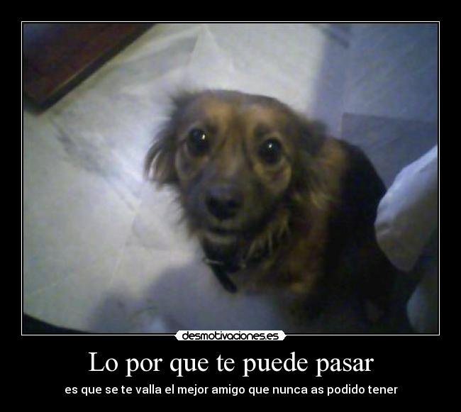 Lo por que te puede pasar - 