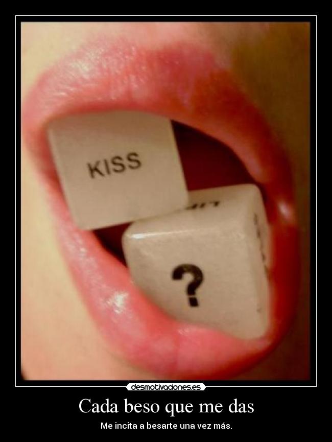 Cada beso que me das -