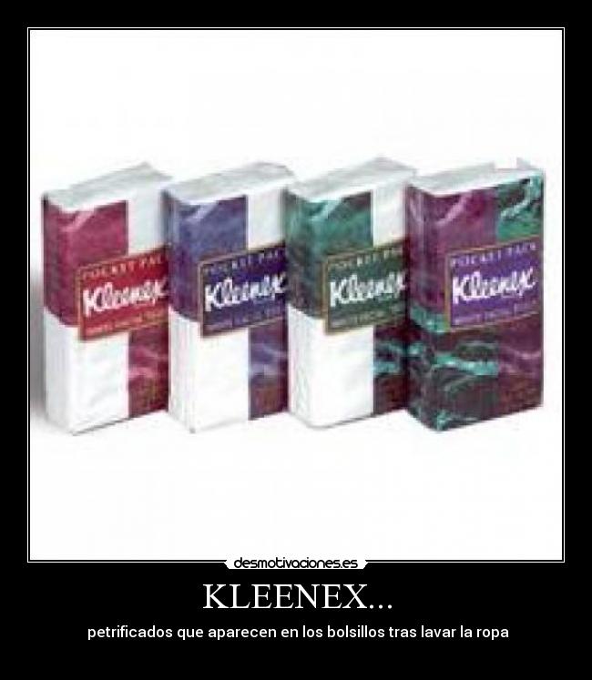 KLEENEX... -