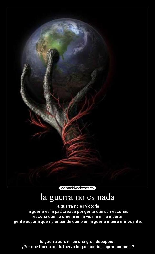 la guerra no es nada - 