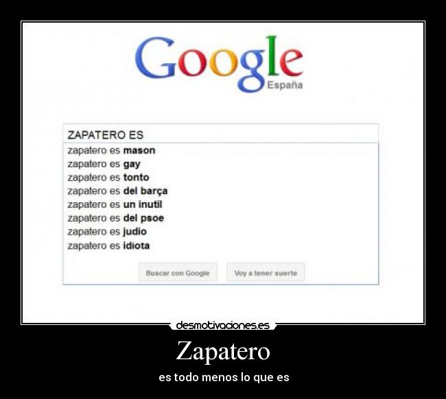 Zapatero -