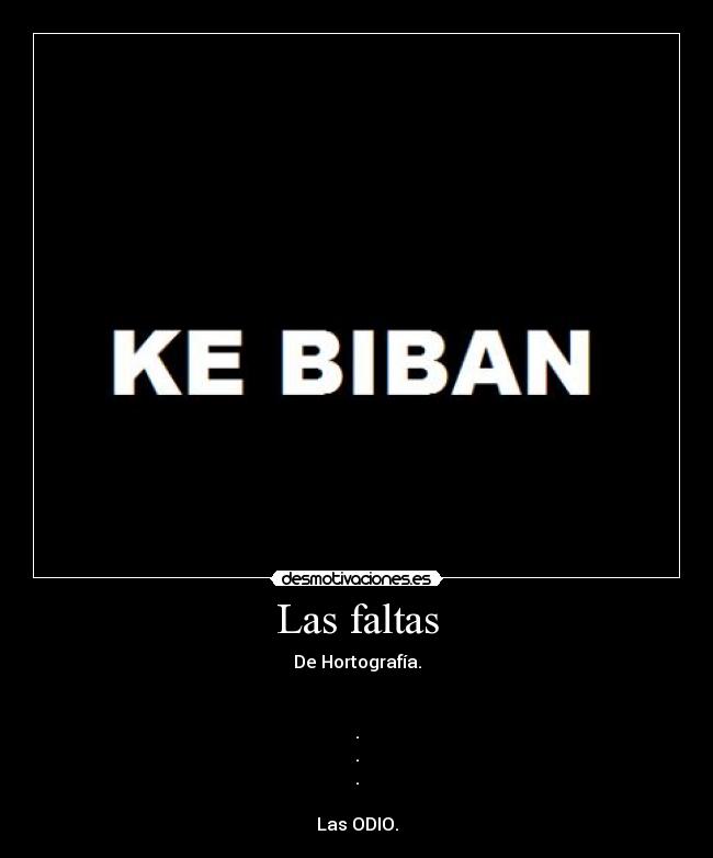 Las faltas - 