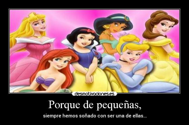 carteles princesas desmotivaciones