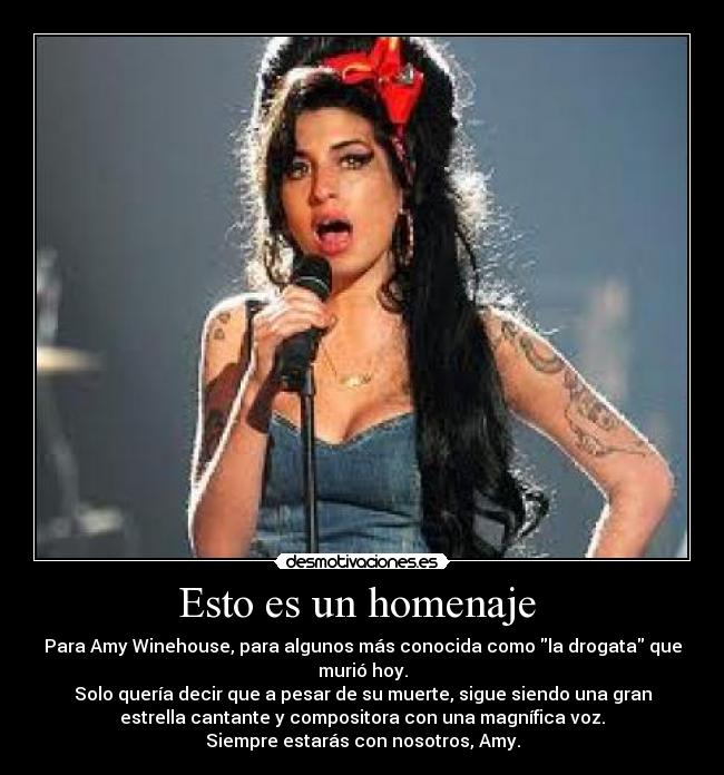 Esto es un homenaje -