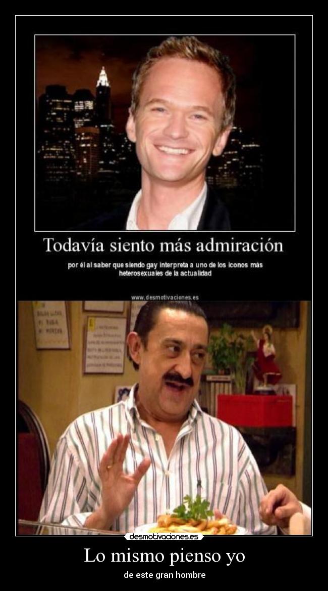 Lo mismo pienso yo -