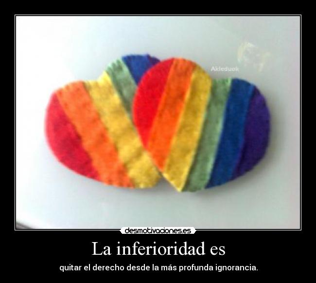 La inferioridad es - 