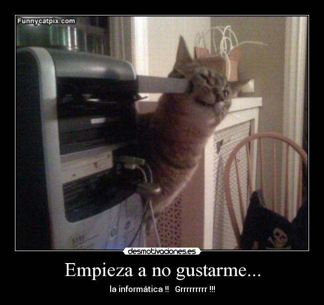 Empieza a no gustarme... -