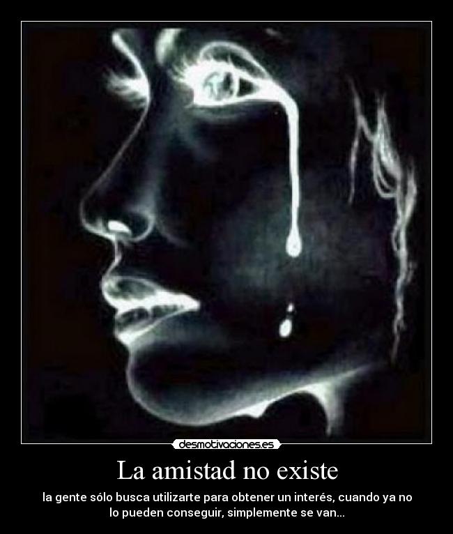 La amistad no existe - 