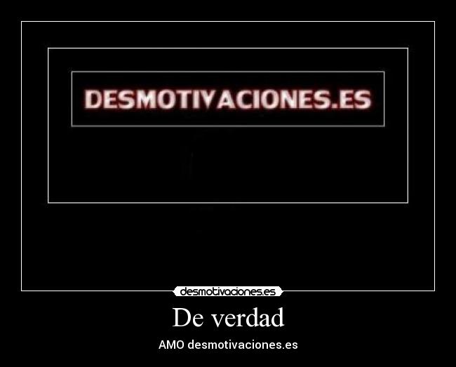 De verdad - 