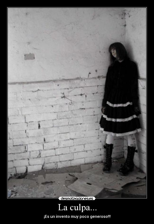 carteles culpa desmotivaciones