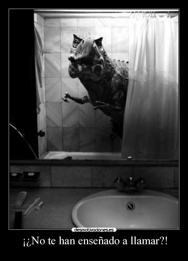 ¡¿No te han enseñado a llamar?! - 