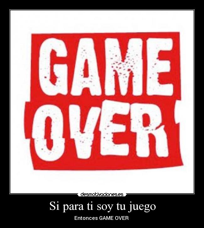 carteles game over fail rawrock desmotivaciones