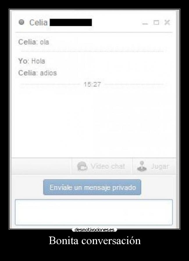 Bonita conversación - 
